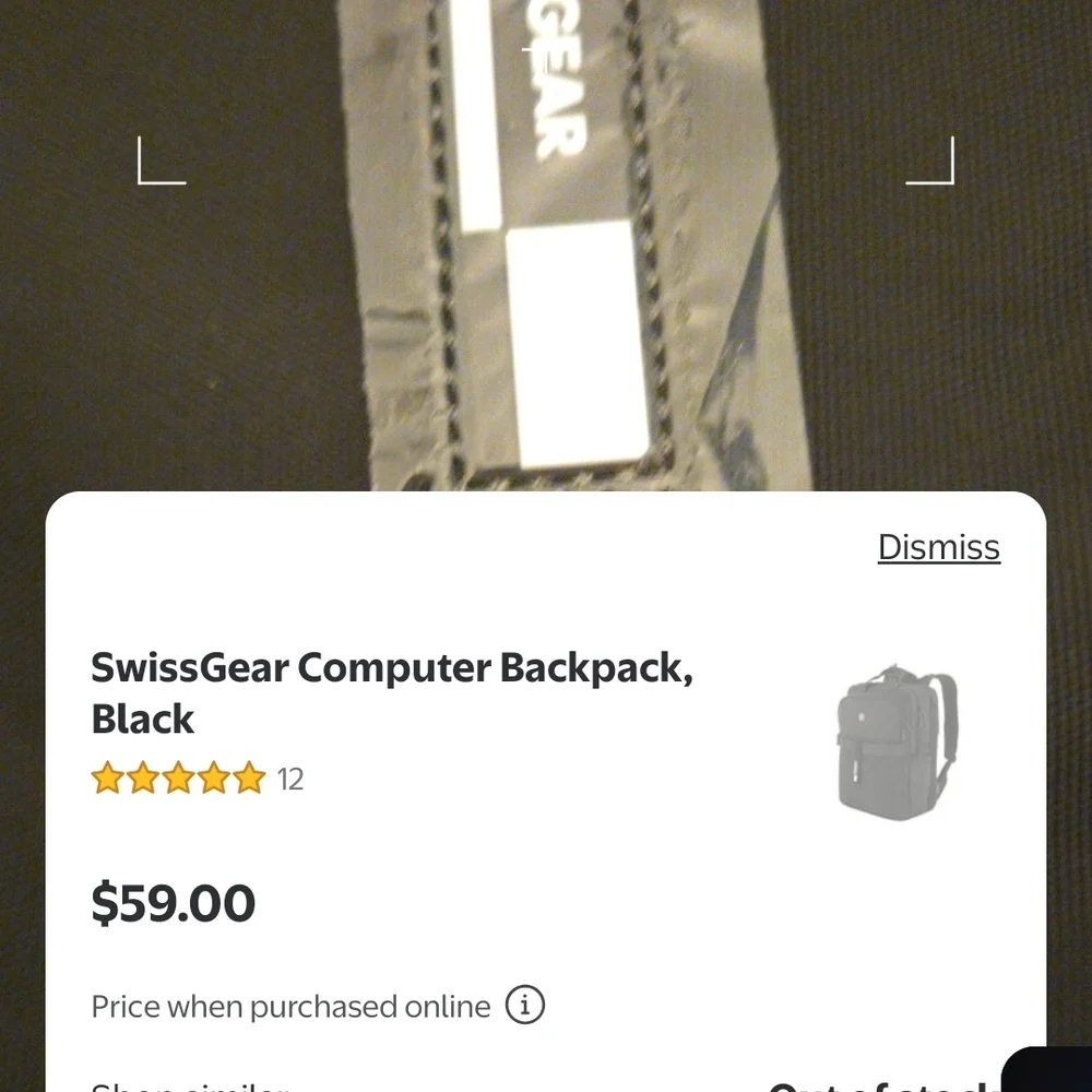 SwissGear Black and Gray Men's Backpack - Picture 14 of 16